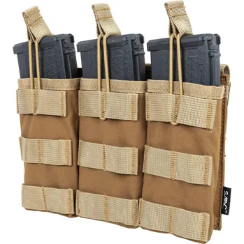 Trojitá otevřená sumka pro zásobníky M4/M16 - písková TAN, Specna Arms