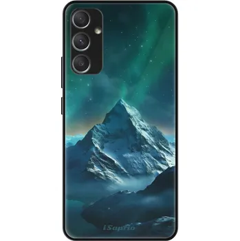 Pouzdro na mobilní telefon Lesklé pouzdro iSaprio pro Samsung Galaxy A34 5G - Aurora 01 (Lesklé pouzdro, kryt, obal iSaprio Exclusive na mobil Samsung Galaxy A34 5G s motivem Aurora 01 - elegantní skleněný vzhled, skvělá ochrana mobilu a luxusní styl, vyrobeno v Česku)
