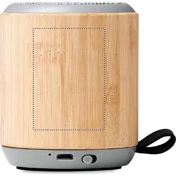 Bluetooth reproduktor Bezdrátový bambus reproduktor LASEROVÉ GRAVÍROVÁNÍ (MAX. 1 BARVA, 50X35MM) 1 barva 5 SIDE 2
