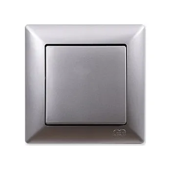vypínač Visage Ambience schodišťový vypínač č.6, stříbrný