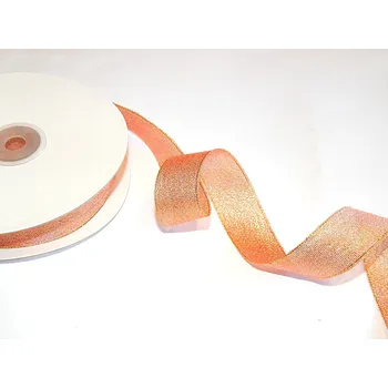 Stuha Stuha lurexová metalická, WB7012, šíře 38 mm/ návin 32 m