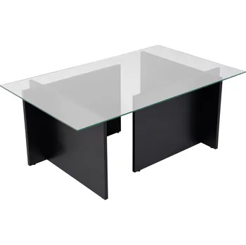 Konferenční stolek Konferenční stolek KOLTENA, černé dřevo + vyzvednutí ZDARMA