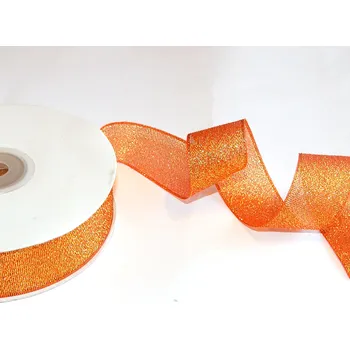 Stuha Stuha lurexová metalická, WB7002, šíře 38 mm/ 1 metr