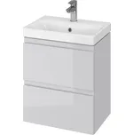 CERSANIT - SET 982 MODUO SLIM 50 ŠEDÁ DSM (SKŘÍŇKA + UMYVADLO) S801-228-DSM CERSANIT