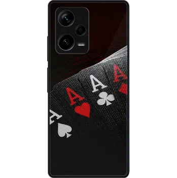 Pouzdro na mobilní telefon Lesklé pouzdro iSaprio pro Xiaomi Redmi Note 12 Pro Plus 5G - Poker (Lesklé pouzdro, kryt, obal iSaprio Exclusive na mobil Xiaomi Redmi Note 12 Pro Plus 5G s motivem Poker - elegantní skleněný vzhled, skvělá ochrana mobilu a luxusní styl, vyrobeno v Česku