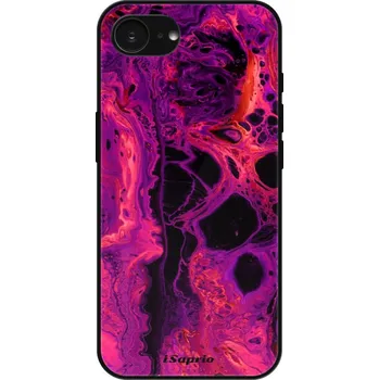 Pouzdro na mobilní telefon Lesklé pouzdro iSaprio pro Apple iPhone 16e - Abstract Dark 01 (Lesklé pouzdro, kryt, obal iSaprio Exclusive na mobil Apple iPhone 16e s motivem Abstract Dark 01 - elegantní skleněný vzhled, skvělá ochrana mobilu a luxusní styl, vyrobeno v Česku)