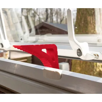 Stavební výplň DEN BRAVEN Zarážka dveří a oken DOOR STOPPER Red-červená /N5017/