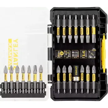 Bit STA88558 22dílná sada 50 mm torzních bitů a držákem bitů Stanley