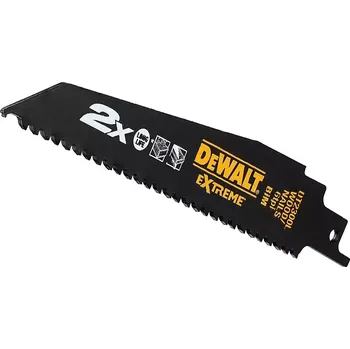 DT2300L Pilový plátek pro řezání dřeva a dřeva s hřebíky pro mečové pily (5ks) 152mm DeWALT