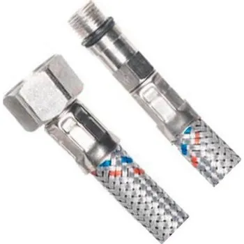 flexi hadice Aqualine Flexibilní nerezová hadice M10x3/8", 60cm