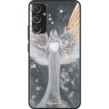Pouzdro na mobilní telefon Lesklé pouzdro iSaprio pro Samsung Galaxy A34 5G - Angel (Lesklé pouzdro, kryt, obal iSaprio Exclusive na mobil Samsung Galaxy A34 5G s motivem Angel - elegantní skleněný vzhled, skvělá ochrana mobilu a luxusní styl, vyrobeno v Česku)