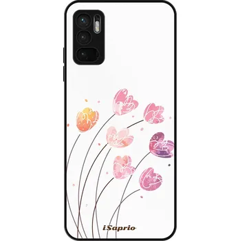 Pouzdro na mobilní telefon Lesklé pouzdro iSaprio pro Xiaomi Redmi Note 10 5G - Flowers 14 (Lesklé pouzdro, kryt, obal iSaprio Exclusive na mobil Xiaomi Redmi Note 10 5G s motivem Flowers 14 - elegantní skleněný vzhled, skvělá ochrana mobilu a luxusní styl, vyrobeno v Česku)