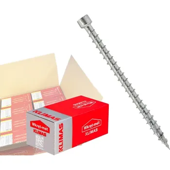 Šroub Klimas Wkret-Met TX 8x180mm - 1 Karton (8x50 ks) - Vruty do dřeva s válcovou hlavou, WKFC