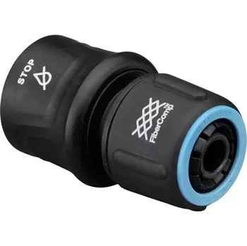 Zahradní hadice 1054789 Rychlospojka hadice FiberComp STOP 1/2"- 5/8" Fiskars