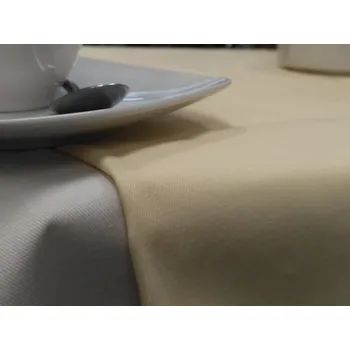 Mirtex Látka kepr TABLE 220/125 Krémová šíře 300cm Velkoobchod Ceník: VELKOOBCHOD: po celých rolích, bez odvíjení