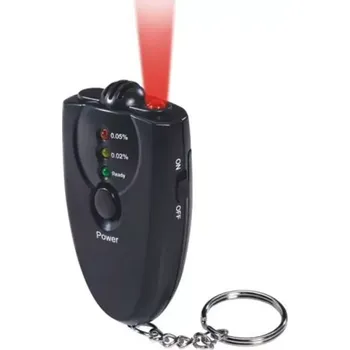 Alkohol tester 070 Digitální měřič alkoholu s kapesní svítilnou (přívěsek na klíče)