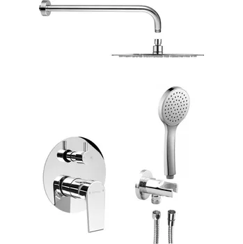 SAPHO - KAI podomítkový sprchový set s pákovou baterií, otočný přepínač, 2 výstupy, chrom KA43-01