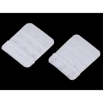 Pro Háčkování Prodloužení podprsenky 50 mm třířadé bílé