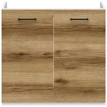 Kuchyňská linka Dřezová skříňka Junona DK2D/80/82, dub delano - SLEVA 3% s kodem radost25