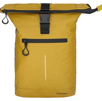 Městský batoh Velký trendy batoh New Rebels Mikko - žlutá