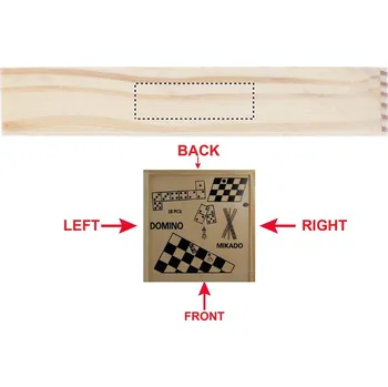 autodráha 4 hry v krabici Tamponový tisk (max. 2 barvy, 15x50mm) 2 barvy 50 RIGHT