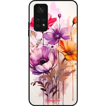 Pouzdro na mobilní telefon Lesklé pouzdro iSaprio pro Xiaomi Redmi Note 11 Pro 5G - Flowers 22 (Lesklé pouzdro, kryt, obal iSaprio Exclusive na mobil Xiaomi Redmi Note 11 Pro 5G s motivem Flowers 22 - elegantní skleněný vzhled, skvělá ochrana mobilu a luxusní styl, vyrobeno v Česku