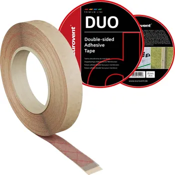 Lepicí páska Eurovent 20mm x 25m - Páska na spojování membrán a paroizolačních fólií - Oboustranná DUO LIGHT