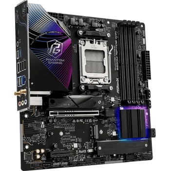 Základní deska ASRock B850M Riptide WiFi / AMD B850 / AM5 / 4x DDR5 DIMM / 3x M.2 / HDMI / DP / USB-C / WiFi / mATX 90-MXBS30-A0UAYZ