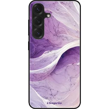 Pouzdro na mobilní telefon Lesklé pouzdro iSaprio pro Samsung Galaxy S25 - Purple Paint 10 (Lesklé pouzdro, kryt, obal iSaprio Exclusive na mobil Samsung Galaxy S25 s motivem Purple Paint 10 - elegantní skleněný vzhled, skvělá ochrana mobilu a luxusní styl, vyrobeno v Česku)