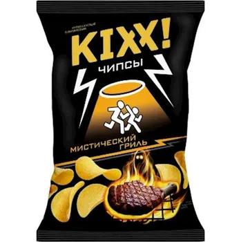 Chips Čipsy s příchutí BBQ 50g Kixx