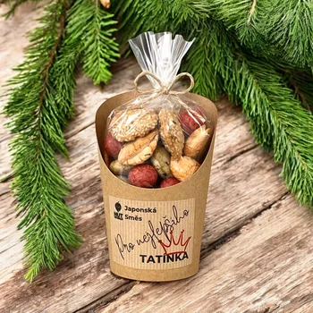 Sušená potravina Nutworld.cz Japonská směs v celofánku a kelímku 120g - PRO NEJLEPŠÍHO TATÍNKA