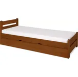 GABI Dřevěná postel Relax 100x200 Rustikál