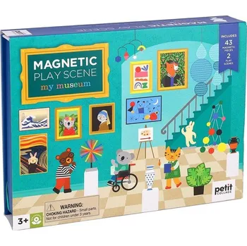 Magnetická kreslící tabulka Petit Collage Magnetické divadlo moje muzeum