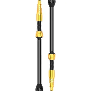 Duše na kolo Lezyne bezdušové ventilky CNC TLR VALVE 80 mm (Gold)