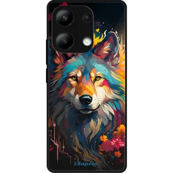 Pouzdro na mobilní telefon Lesklé pouzdro iSaprio pro Xiaomi Redmi Note 13 4G - Mysterious Wolf (Lesklé pouzdro, kryt, obal iSaprio Exclusive na mobil Xiaomi Redmi Note 13 4G s motivem Mysterious Wolf - elegantní skleněný vzhled, skvělá ochrana mobilu a luxusní styl, vyrobeno v Čes
