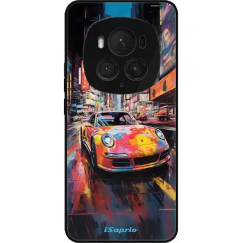 Pouzdro na mobilní telefon Lesklé pouzdro iSaprio pro Honor Magic6 Pro - Abstract Porsche (Lesklé pouzdro, kryt, obal iSaprio Exclusive na mobil Honor Magic6 Pro s motivem Abstract Porsche - elegantní skleněný vzhled, skvělá ochrana mobilu a luxusní styl, vyrobeno v Česku)