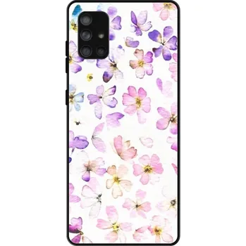 Pouzdro na mobilní telefon Lesklé pouzdro iSaprio pro Samsung Galaxy A71 - Wildflowers (Lesklé pouzdro, kryt, obal iSaprio Exclusive na mobil Samsung Galaxy A71 s motivem Wildflowers - elegantní skleněný vzhled, skvělá ochrana mobilu a luxusní styl, vyrobeno v Česku)