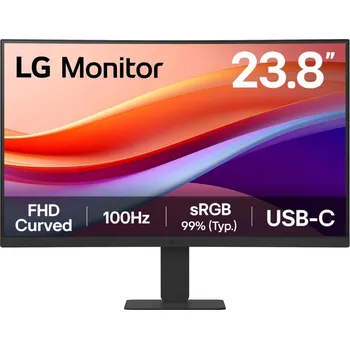 Monitor LG monitor 24U421A-B 23,8" VA 1920x1080 / 16:9 /100Hz/ 250cdm / 5ms / USB-C 15W/ HDMI 24U421A-B.AEUQ