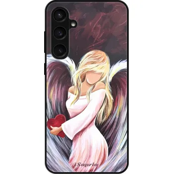 Pouzdro na mobilní telefon Lesklé pouzdro iSaprio pro Samsung Galaxy S23 FE - Angel of Love (Lesklé pouzdro, kryt, obal iSaprio Exclusive na mobil Samsung Galaxy S23 FE s motivem Angel of Love - elegantní skleněný vzhled, skvělá ochrana mobilu a luxusní styl, vyrobeno v Česku)