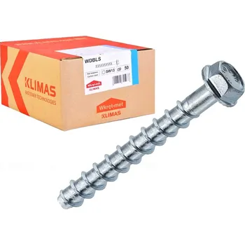 Šroub Klimas Wkret-Met 6x80mm - 100ks - Šrouby do betonu s 6HR hlavou
