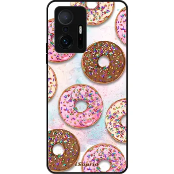 Pouzdro na mobilní telefon Lesklé pouzdro iSaprio pro Xiaomi 11T / 11T Pro - Donuts 11 (Lesklé pouzdro, kryt, obal iSaprio Exclusive na mobil Xiaomi 11T / 11T Pro s motivem Donuts 11 - elegantní skleněný vzhled, skvělá ochrana mobilu a luxusní styl, vyrobeno v Česku)