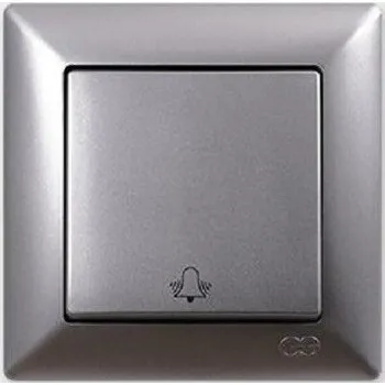 vypínač Vypínač č.8 zvonek Visage Ambience stříbrný