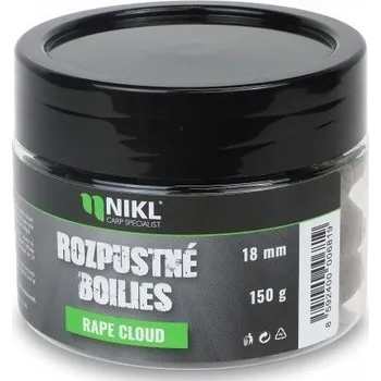 Boilies Nikl Rozpustné Boilies Rape Cloud 150 g - 14 mm