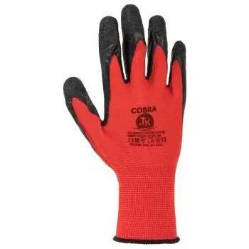 Pracovní rukavice Rukavice Cobra TK Gloves - červené, vel. 9