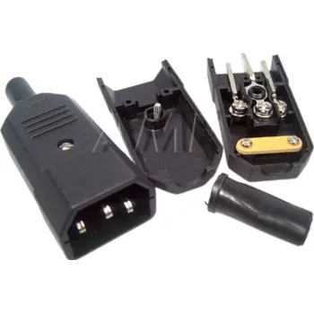 Napájecí kabel Konektor napájecí pro počítač 230V/M IEC C14 10A