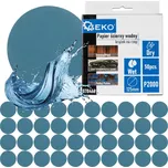 Voděodolný brusný papír na suchý zip, 125 mm, zrnitost P2000, 50ks, Geko G78466