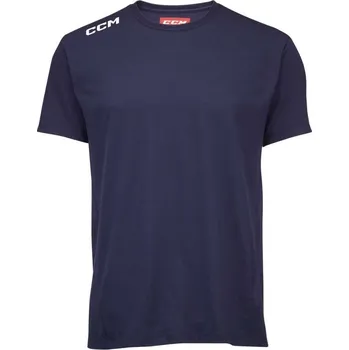 Tričko CCM Team Premium Essential Sr Farba: navy modrá, Veľkosť: L