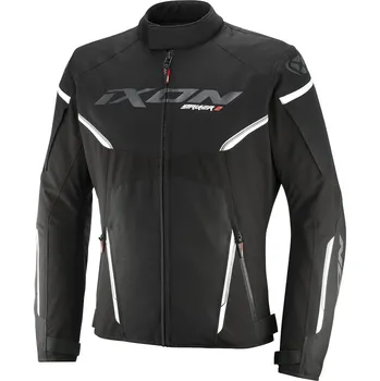 Moto bunda Bunda na motorku IXON Striker 2 černo-bílá 4XL