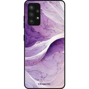 Pouzdro na mobilní telefon Lesklé pouzdro iSaprio pro Samsung Galaxy A32 - Purple Paint 10 (Lesklé pouzdro, kryt, obal iSaprio Exclusive na mobil Samsung Galaxy A32 s motivem Purple Paint 10 - elegantní skleněný vzhled, skvělá ochrana mobilu a luxusní styl, vyrobeno v Česku)