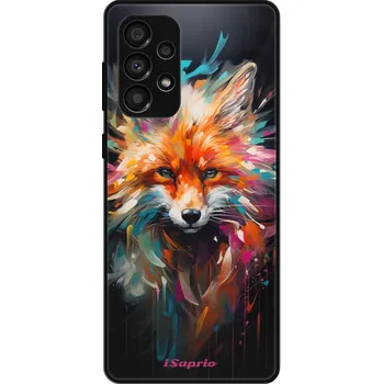 Pouzdro na mobilní telefon Lesklé pouzdro iSaprio pro Samsung Galaxy A33 5G - Neon Fox (Lesklé pouzdro, kryt, obal iSaprio Exclusive na mobil Samsung Galaxy A33 5G s motivem Neon Fox - elegantní skleněný vzhled, skvělá ochrana mobilu a luxusní styl, vyrobeno v Česku)